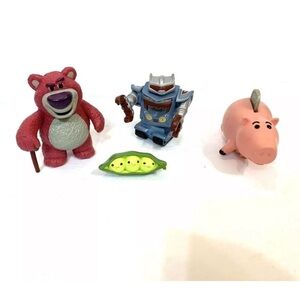 Toy Story 3 Figures Lot Of 4 Lots O Huggin Bear PVC  Figure Pixar Disney